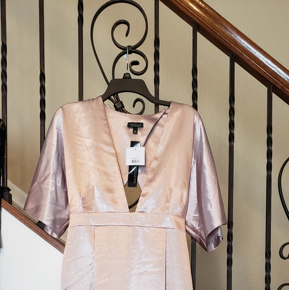 Topshop Peach Jumpsuit - new - Picture 4 of 8